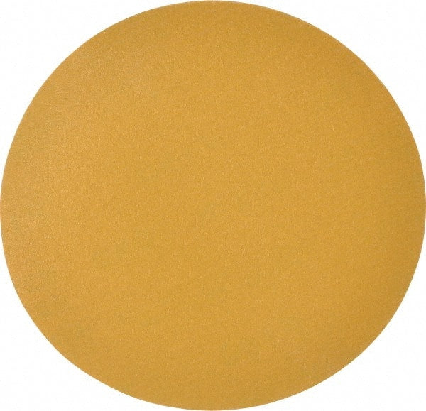 Made in USA - 6" Diam, 150 Grit, Aluminum Oxide Hook & Loop Disc - Very Fine Grade, Coated, C Weight Paper Backing, - Exact Tooling