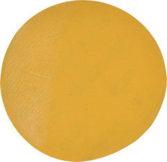 Made in USA - 6" Diam, 320 Grit, Aluminum Oxide Hook & Loop Disc - Extra Fine Grade, Coated, C Weight Paper Backing, - Exact Tooling