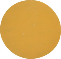 Made in USA - 6" Diam, 400 Grit, Aluminum Oxide Hook & Loop Disc - Super Fine Grade, Coated, C Weight Paper Backing, - Exact Tooling