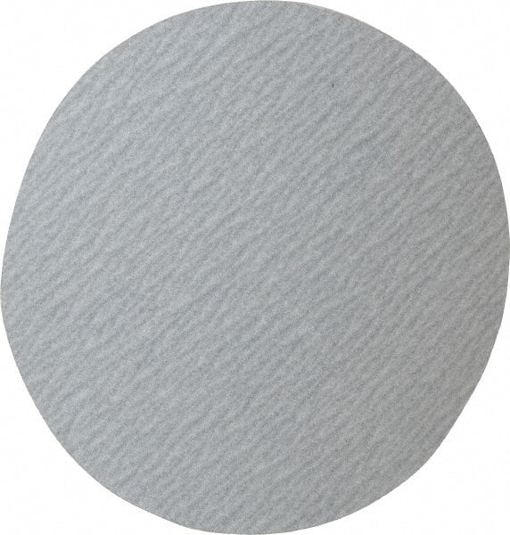 Made in USA - 5" Diam, 220 Grit, Silicon Carbide Hook & Loop Disc - Very Fine Grade, Coated, B Weight Paper Backing, - Exact Tooling