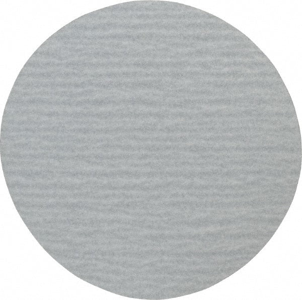 Made in USA - 5" Diam, 240 Grit, Silicon Carbide Hook & Loop Disc - Very Fine Grade, Coated, B Weight Paper Backing, - Exact Tooling