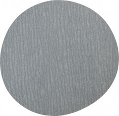 Made in USA - 5" Diam, 320 Grit, Silicon Carbide Hook & Loop Disc - Extra Fine Grade, Coated, B Weight Paper Backing, - Exact Tooling