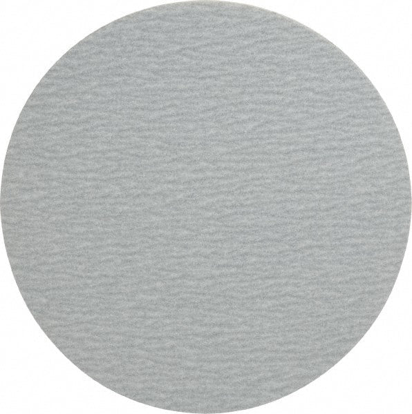 Made in USA - 6" Diam, 220 Grit, Silicon Carbide Hook & Loop Disc - Very Fine Grade, Coated, B Weight Paper Backing, - Exact Tooling