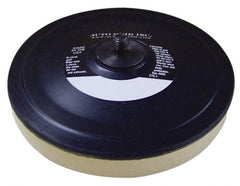 AutoQuip - 6" Diam Hook & Loop Disc Backing Pad - Medium Density, 10,000 RPM - Exact Tooling