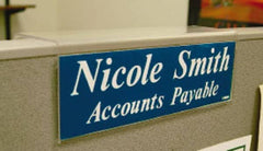 NMC - Acrylic Wall Sign Holder - 8-1/2 Inch Width x 2-1/2 Inch Holder Height - Exact Tooling