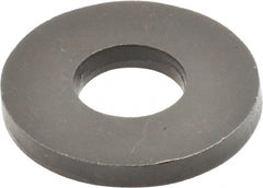 Jergens - 3/4" Screw, Case Hardened Steel USS/SAE Flat Washer - 13/16" ID x 2" OD, 1/4" Thick, Black Oxide Finish - Exact Tooling