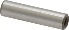 Jergens - 1/4" Diam x 1" Pin Length Alloy Steel Pull Out Dowel Pin - C 47-58 & C 60-64 (Surface) Hardness, 1 Beveled & 1 Threaded End - Exact Tooling