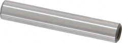 Jergens - 1/4" Diam x 1-1/2" Pin Length Alloy Steel Pull Out Dowel Pin - C 47-58 & C 60-64 (Surface) Hardness, 1 Beveled & 1 Threaded End - Exact Tooling