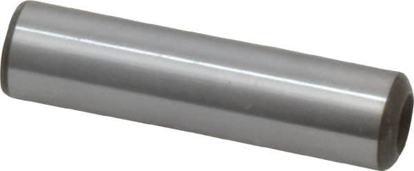 Jergens - 3/8" Diam x 1-1/2" Pin Length Alloy Steel Pull Out Dowel Pin - C 47-58 & C 60-64 (Surface) Hardness, 1 Beveled & 1 Threaded End - Exact Tooling