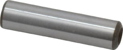 Jergens - 3/8" Diam x 1-1/2" Pin Length Alloy Steel Pull Out Dowel Pin - C 47-58 & C 60-64 (Surface) Hardness, 1 Beveled & 1 Threaded End - Exact Tooling