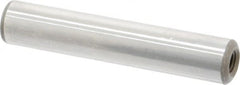 Jergens - 3/8" Diam x 2" Pin Length Alloy Steel Pull Out Dowel Pin - C 47-58 & C 60-64 (Surface) Hardness, 1 Beveled & 1 Threaded End - Exact Tooling