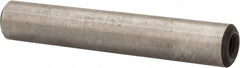 Jergens - 3/8" Diam x 2-1/4" Pin Length Alloy Steel Pull Out Dowel Pin - C 47-58 & C 60-64 (Surface) Hardness, 1 Beveled & 1 Threaded End - Exact Tooling