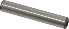 Jergens - 1/2" Diam x 3" Pin Length Alloy Steel Pull Out Dowel Pin - C 47-58 & C 60-64 (Surface) Hardness, 1 Beveled & 1 Threaded End - Exact Tooling