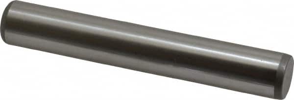 Jergens - 5/8" Diam x 4" Pin Length Alloy Steel Pull Out Dowel Pin - C 47-58 & C 60-64 (Surface) Hardness, 1 Beveled & 1 Threaded End - Exact Tooling
