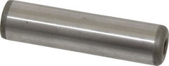 Jergens - 3/4" Diam x 2-1/2" Pin Length Alloy Steel Pull Out Dowel Pin - C 47-58 & C 60-64 (Surface) Hardness, 1 Beveled & 1 Threaded End - Exact Tooling