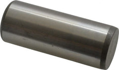 Jergens - 1" Diam x 2-1/2" Pin Length Alloy Steel Pull Out Dowel Pin - C 47-58 & C 60-64 (Surface) Hardness, 1 Beveled & 1 Threaded End - Exact Tooling