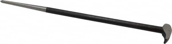 Value Collection - 20" OAL Rolling Head Pry Bar - 5/8" Wide, Chrome Vanadium - Exact Tooling