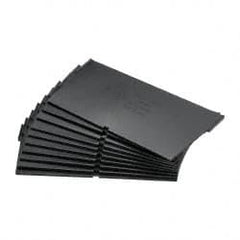 Quantum Storage - 6.6" Wide x 4" High, Black Bin Divider - Use with Quantum Storage Systems - Shelf Bin QSB102, 104, 106 - Exact Tooling