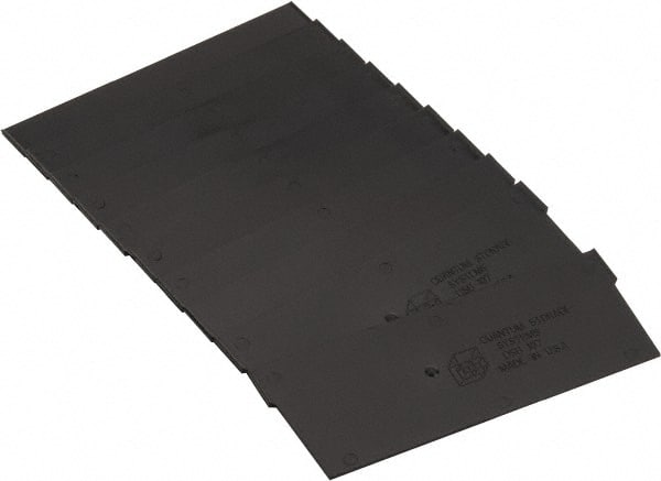 Quantum Storage - 8.4" Wide x 4" High, Black Bin Divider - Use with Quantum Storage Systems - QSB107, 108, 114 - Exact Tooling