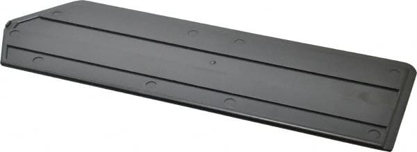 Quantum Storage - 10.9" Wide x 4" High, Black Bin Divider - Use with Quantum Storage Systems - QUS 224 - Exact Tooling