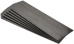 Quantum Storage - 23.9" Wide x 7" High, Black Bin Divider - Use with Quantum Storage Systems - QUS 952 - Exact Tooling
