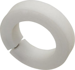 Climax Metal Products - 1-1/2" Bore, Plastic, One Piece One Piece Split Shaft Collar - 2-3/8" Outside Diam, 9/16" Wide - Exact Tooling