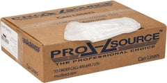 PRO-SOURCE - 0.2 mil Thick, Household/Office Trash Bags - 24" Wide x 31" High, Clear - Exact Tooling