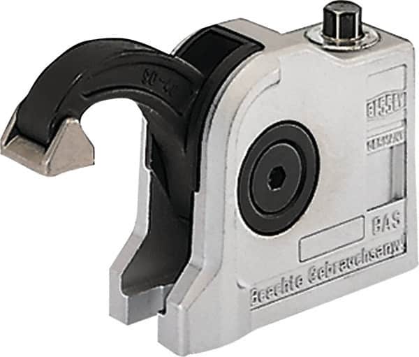 Bessey - 2,700 Lb Holding Capacity, 3.82" Max Opening Capacity, 11,800 Lb Clamping Pressure, Manual Hold Down Clamp - 3.7" Arm Length, 3.74" Clamp Length, 1.4" Clamp Width, 3.07" Clamp Height, Mounting Holes - Exact Tooling