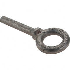 Gibraltar - Steel, Fixed Blank Lifting Eye Bolt - 2-1/2" Shank, Shoulder - Exact Tooling
