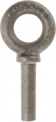 Gibraltar - Forged Steel, Fixed Blank Lifting Eye Bolt - 3" Shank, Shoulder - Exact Tooling