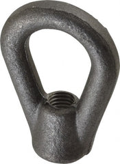 Gibraltar - 3,600 Lb Capacity, 1/2-13 Thread, Self Colored, Carbon Steel Heavy Duty Lifting Eye Nut - Grade C-1030, 3" High, 1-1/8" Inside & 2" Outside Eye Diam, 2" Bell/Base Width - Exact Tooling