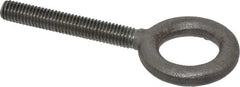 Gibraltar - 1,400 Lb Capacity, Steel, 3/8-16 Thread, Lifting Eye Bolt - Fully Threaded, 2-1/2" Shank, 2-1/2" Thread Length, No Shoulder - Exact Tooling