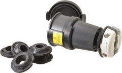 Hubbell Wiring Device-Kellems - 125 VAC, 20 Amp, L5-20R Configuration, Industrial Grade, Self Grounding Connector - 1 Phase, 2 Poles, IP66, 0.36 to 0.93 Inch Cord Diameter - Exact Tooling