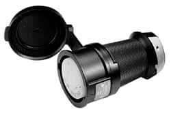 Hubbell Wiring Device-Kellems - 480 VAC, 30 Amp, L16-30R Configuration, Industrial Grade, Self Grounding Connector - 3 Phase, 3 Poles, IP66, 0.35 to 1.15 Inch Cord Diameter - Exact Tooling