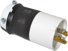 Hubbell Wiring Device-Kellems - 125/250 VAC, 20 Amp, L14-20P Configuration, Industrial Grade, Self Grounding Plug - 1 Phase, 3 Poles, IP20, 0.35 to 1.15 Inch Cord Diameter - Exact Tooling
