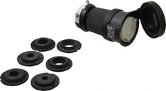 Hubbell Wiring Device-Kellems - 600 VAC, 30 Amp, L17-30R Configuration, Industrial Grade, Self Grounding Connector - 3 Phase, 3 Poles, IP66, 0.35 to 1.15 Inch Cord Diameter - Exact Tooling