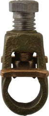 Thomas & Betts - 2 to 8 (Solid) AWG Compatible Single-Nut Rod Clamp - Copper Alloy, 1-13/16" OAL, CSA Certified & RoHS Compliant - Exact Tooling