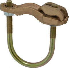 Thomas & Betts - 4 to 4/0 AWG Compatible U-bolt Rod Clamp - Bronze, CSA Certified, UL File E3060, UL Listed - Exact Tooling