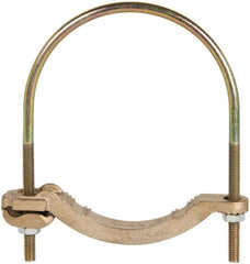 Thomas & Betts - 4 to 4/0 AWG Compatible U-bolt Rod Clamp - Bronze, CSA Certified, UL File E3060, UL Listed - Exact Tooling