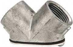 Thomas & Betts - 3/4" Trade, Die Cast Zinc Threaded Angled Rigid/Intermediate (IMC) Conduit Elbow - Noninsulated - Exact Tooling