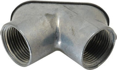Thomas & Betts - 1" Trade, Die Cast Zinc Threaded Angled Rigid/Intermediate (IMC) Conduit Elbow - Noninsulated - Exact Tooling