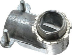 Thomas & Betts - 3/4" Trade, Die Cast Zinc Squeeze Clamp Angled FMC Conduit Connector - Noninsulated - Exact Tooling