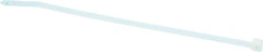 Thomas & Betts - 5.6" Long Natural (Color) Nylon Standard Cable Tie - 30 Lb Tensile Strength, 1.21mm Thick, 1-1/4" Max Bundle Diam - Exact Tooling