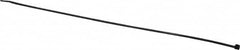 Thomas & Betts - 14-1/2" Long Black Nylon Standard Cable Tie - 40 Lb Tensile Strength, 1.13mm Thick, 4" Max Bundle Diam - Exact Tooling