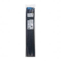 Thomas & Betts - 28" Long Black Nylon Standard Cable Tie - 120 Lb Tensile Strength, 1.91mm Thick, 4-3/4" Max Bundle Diam - Exact Tooling