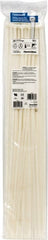 Thomas & Betts - 28" Long Natural (Color) Nylon Standard Cable Tie - 120 Lb Tensile Strength, 1.91mm Thick, 8" Max Bundle Diam - Exact Tooling