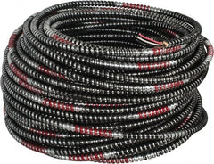 AFC CABLE - THHN, 14 AWG, 15 Amp, 250' Long, Solid Core, 3 Strand Building Wire - Black, Thermoplastic Insulation - Exact Tooling