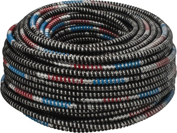 AFC CABLE - THHN, 14 AWG, 15 Amp, 250' Long, Solid Core, 4 Strand Building Wire - Black, Thermoplastic Insulation - Exact Tooling