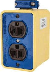 Conductix - Plastic Rectangle Outlet Box - 4-1/2" Overall Height x 2-1/2" Overall Width - Exact Tooling