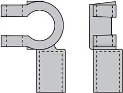Noco - Automotive Battery 4/0 Left Elbow Terminal - Positive Polarity - Exact Tooling